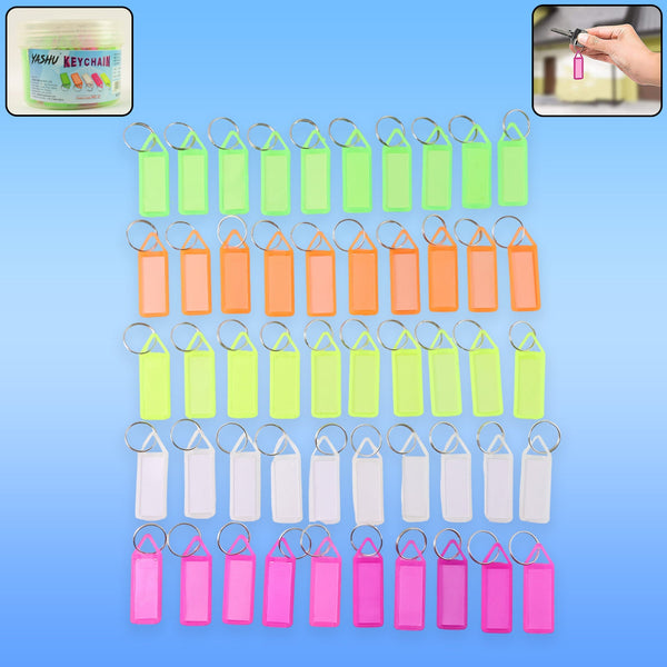 Color Tag Keychain Labels