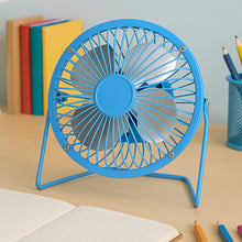 USB Table Desk Personal Metal Electronic Fan, Compatible with Computers, Laptops, Student Dormitory, Suitable For Office, School Use (1 Pc)